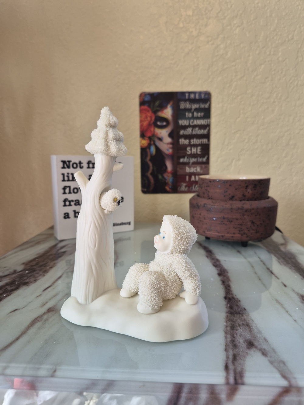 Snowbabies "Owl-ways Watching Over You" Figurine